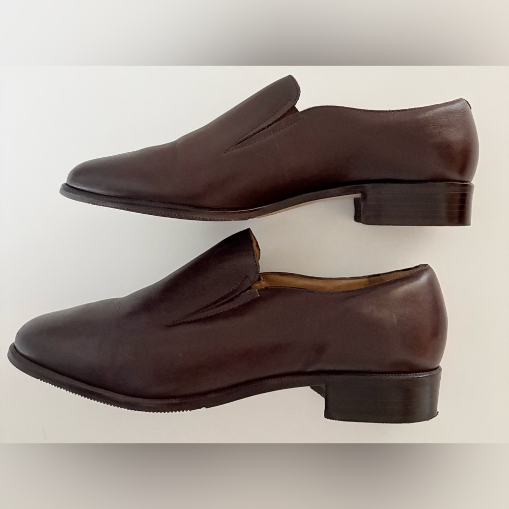 💥MoviNG sALe‼️ Prialpas Gomma Regency Brown Leather Loafer. Sz 9.5 M